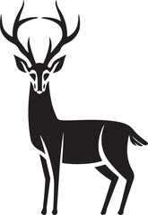 Winter Wonders: Vector Reindeer Delight in Festive Charm