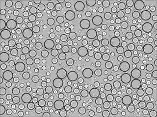 Polka dot pattern_monochrome