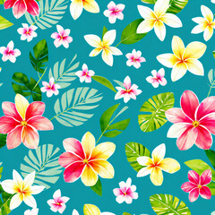 Fototapeta premium seamless floral pattern