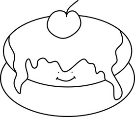 Line Pancake Day Element