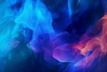 abstract blue background. generative ai