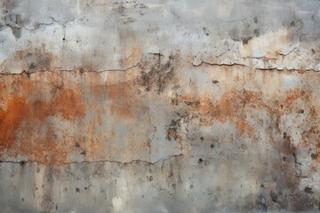 illustration of a weathered and distressed wall with rust and faded stains - obrazy, fototapety, plakaty