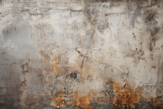 illustration of a weathered and distressed wall with rust and faded stains