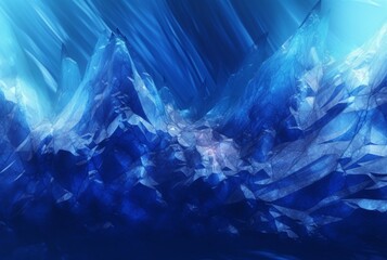 abstract blue background. generative ai