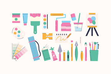Art Supplies Object Stationery Illustration