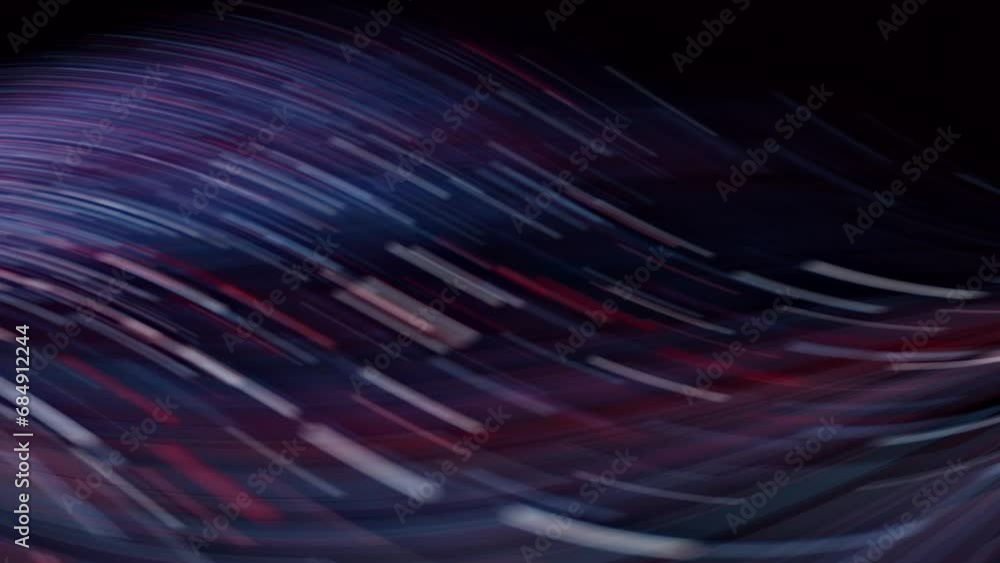 Poster a blurry background of a video with a blue and red color scheme