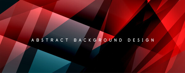 Fototapeta premium Breaking Glass Background, Kaleidoscope effect. Transparent Straight Lines. Dynamic Light Rays effect. Vector Illustration For Wallpaper, Banner, Background, Card, Book Illustration, landing page