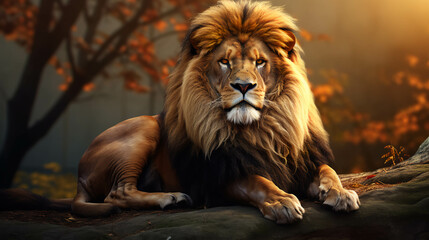 Lion Concept Illustration"