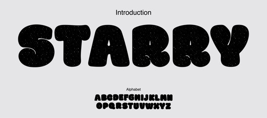 Vector of rough handmade font. Textured font