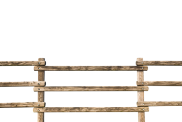fence isolated on white