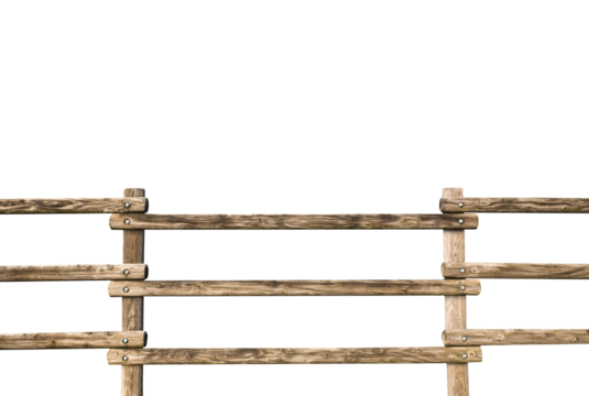 fence isolated on white