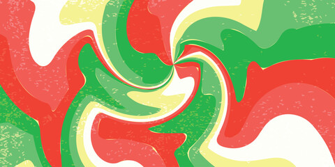 Abstract vector background design with Christmas theme and vintage texture.
