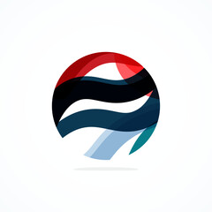 Abstract circle logo - minimalist emblem, timeless and universal shape of circle. Unique logo represent range of brands and concepts, encapsulating simplicity and creativity in single, iconic image