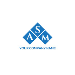 SAM letter logo design on white background. SAM creative initials letter logo concept. SAM letter design.
