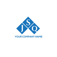 SJQ letter logo design on white background. SJQ creative initials letter logo concept. SJQ letter design.
