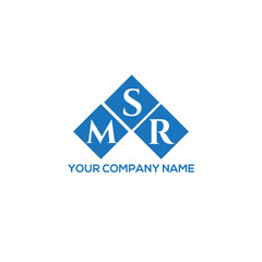 SMR letter logo design on white background. SMR creative initials letter logo concept. SMR letter design.
