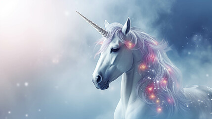 Naklejka na ściany i meble Unicorn Concept Illustration