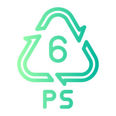 Polycarbonate gradient icon