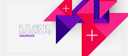 Triangle Vector Background Illustration For Wallpaper, Banner, Background, Card, Book Illustration, landing page