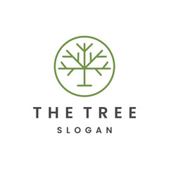 tree logo design vector graphic idea creative