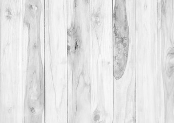 White wood plank texture background. Old vintage wooden board wall have antique cracking style...