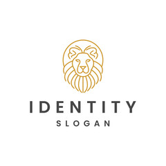 lion logo design vector graphic idea creative