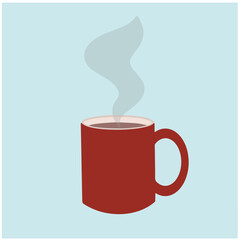 Hot chocolate drink illustration