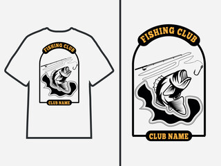 Fishing T shirt design