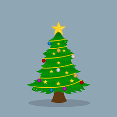 christmas tree vector