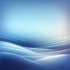 Fototapeta premium Abstract wave light and dark blue gradient background with a blurred effect