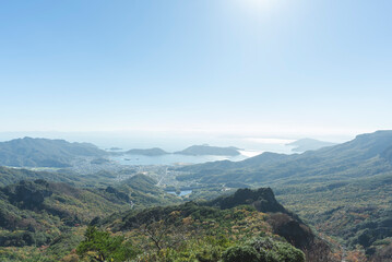 山頂からの景色