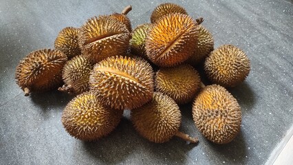 close up of lai fruit