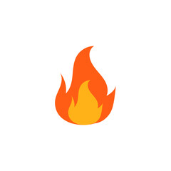 Fire icon stock vector illustration