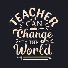 happy teacher day t-shirt design