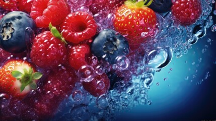 fruit carbonated soda drink bubbly illustration berry ice, liquid fresh, freshness cocktail fruit...