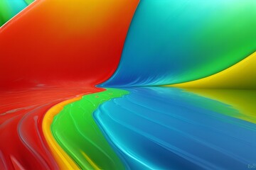 abstract background with rainbow