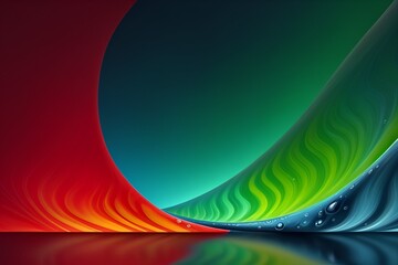 abstract background with rainbow