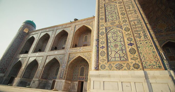 Registan Samarkand city Uzbekistan Tillya Kari Madrasah Islamic Architecture 33 of 38