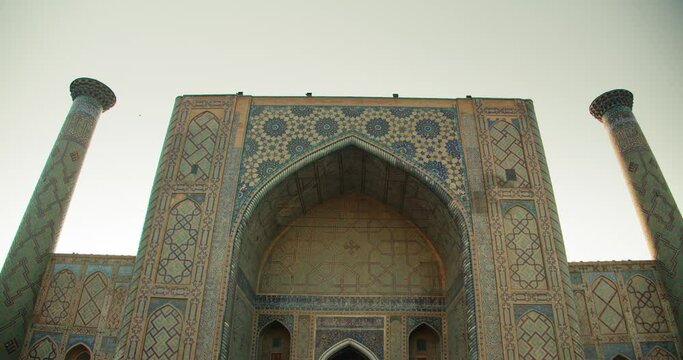 Registan Samarkand city Uzbekistan Ulugbek Madrasah Islamic Architecture 15 of 38