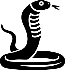 Fototapeta premium Mozambique Spitting Cobra icon 2