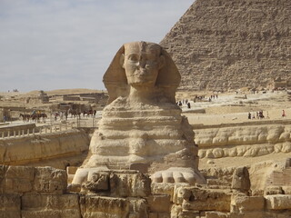 ギザの大スフィンクス　カイロ・エジプト　تمثال أبو الهول...