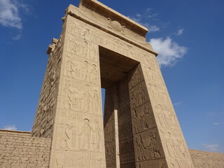カルナック神殿　ルクソール・エジプト　Gateway of Ptolemy III Euergetes, Luxor,...