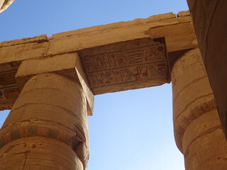 カルナック神殿の大列柱室　ルクソール・エジプト　Karnak Temple, Luxor,...