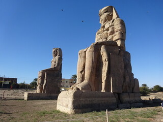 メムノンの巨像　ルクソール・エジプト　Colossi of Memnon