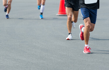 Fototapeta premium marathon runners