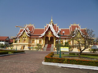 タート ルアン　ラオス・ビエンチャン　ພຣະ​ ທາດຫຼວງ　That Luang, Laos Vientiane