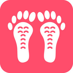 Vector Design Footprint Icon Style