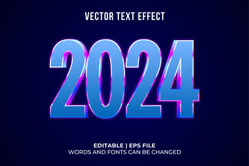 blue technology text effect