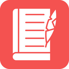 Obraz premium Vector Design Contemporary Literature Icon Style