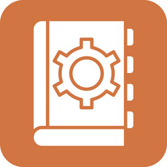 Vector Design Literary Style Icon Style